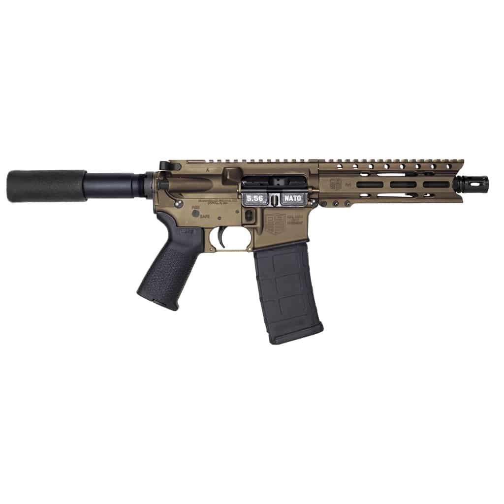 Diamondback Firearms | Carbon DB15 Pistol | 223 Rem | 5.56 NATO | Midnight Bronze Cerakote