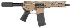 Diamondback Firearms | Carbon DB15 Pistol | 223 Rem | 5.56 NATO | Flat Dark Earth Cerakote