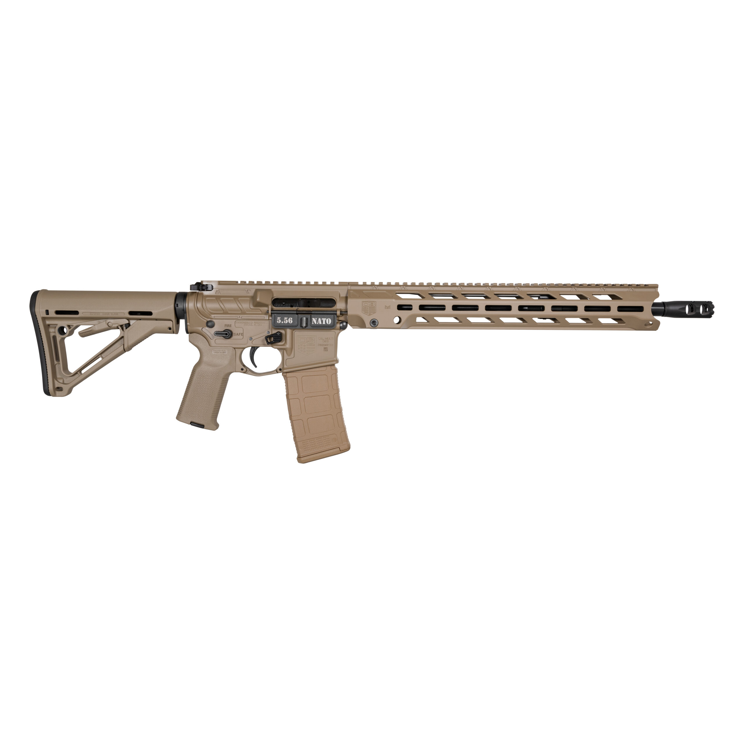 Diamondback Firearms | Obsidian DB15 Rifle | 223 Rem | 5.56 NATO | Flat Dark Earth Cerakote