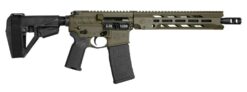 Diamondback Firearms | Obsidian DB15 Pistol | 223 Rem | 5.56 NATO | Olive Drab Green Cerakote