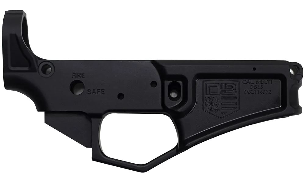 Diamondback Firearms | Black Gold DB15 Lower | Multi | Matte Black