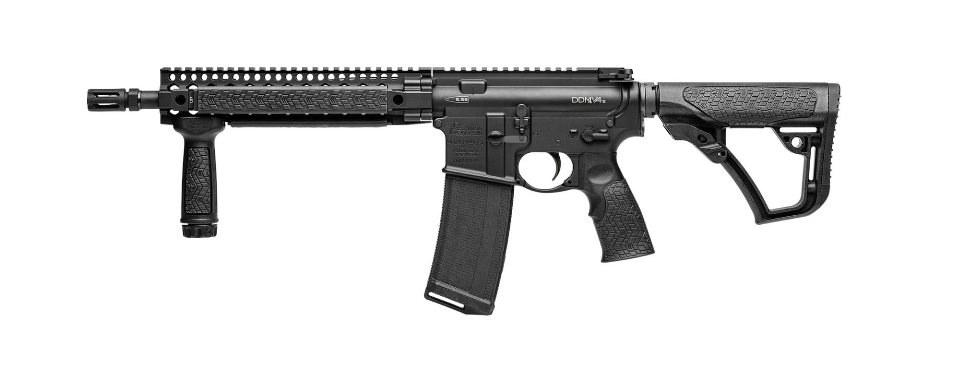 Daniel Defense | DDM4V4 SBR | 223 Rem | 5.56 NATO | Matte Black Anodized