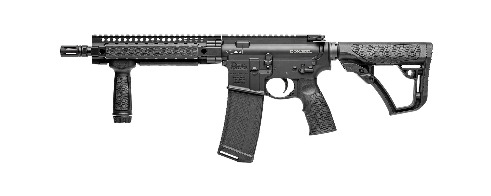 Daniel Defense | DDM4 300S SBR | 300 AAC Blackout | Matte Black