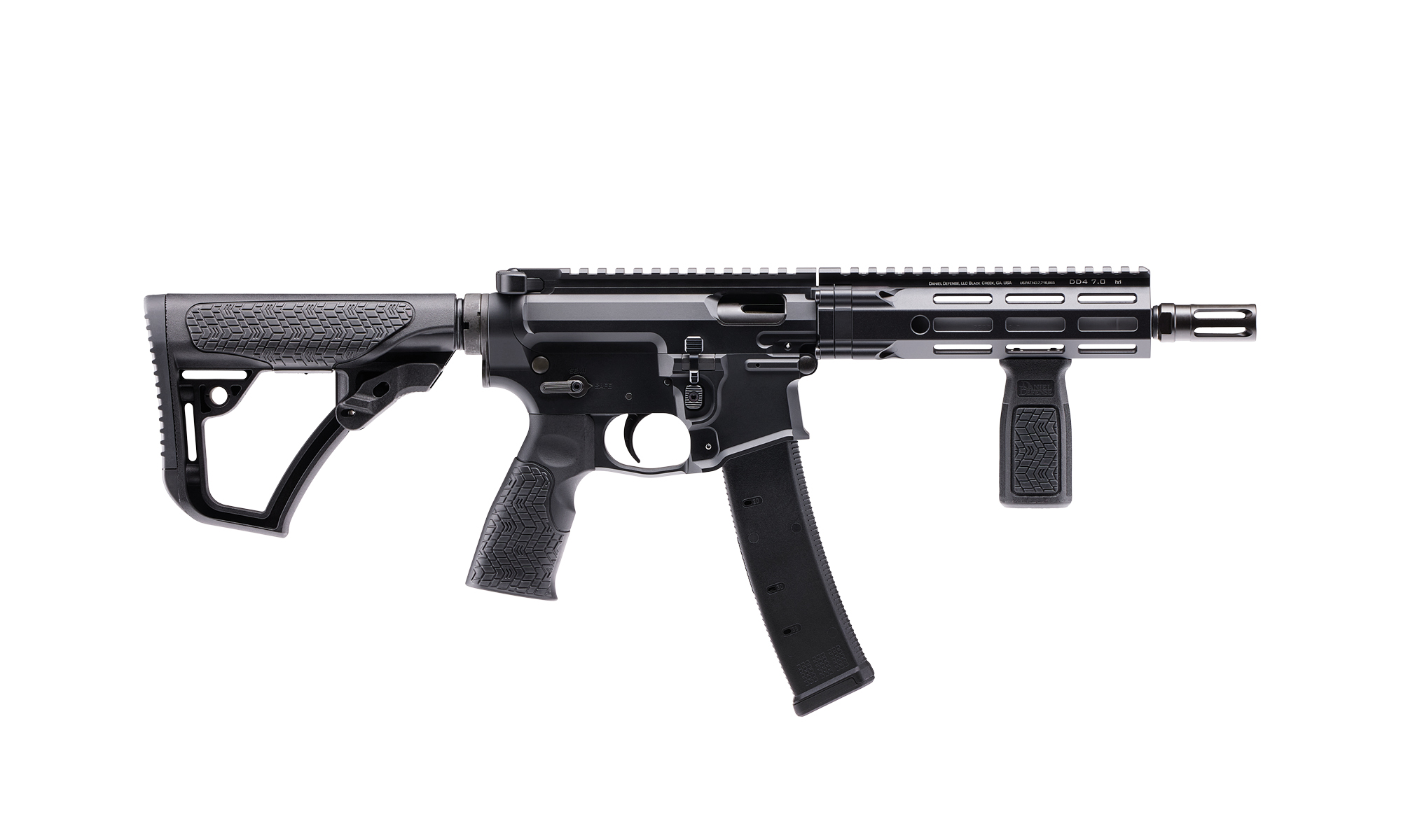 Daniel Defense | PCC SBR | 9mm | Matte Black Hardcoat Anodized