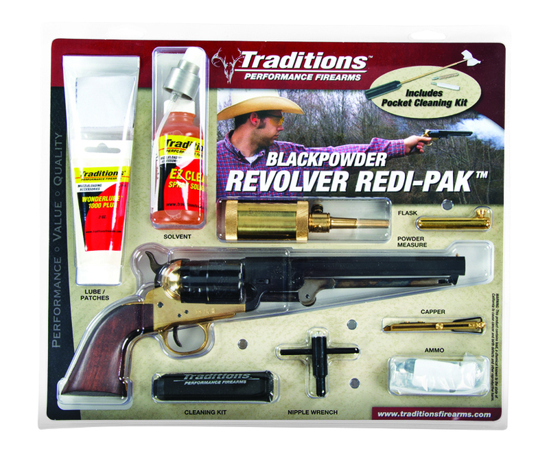 Traditions | 1851 Navy | .44 Caliber | Blued / Brass