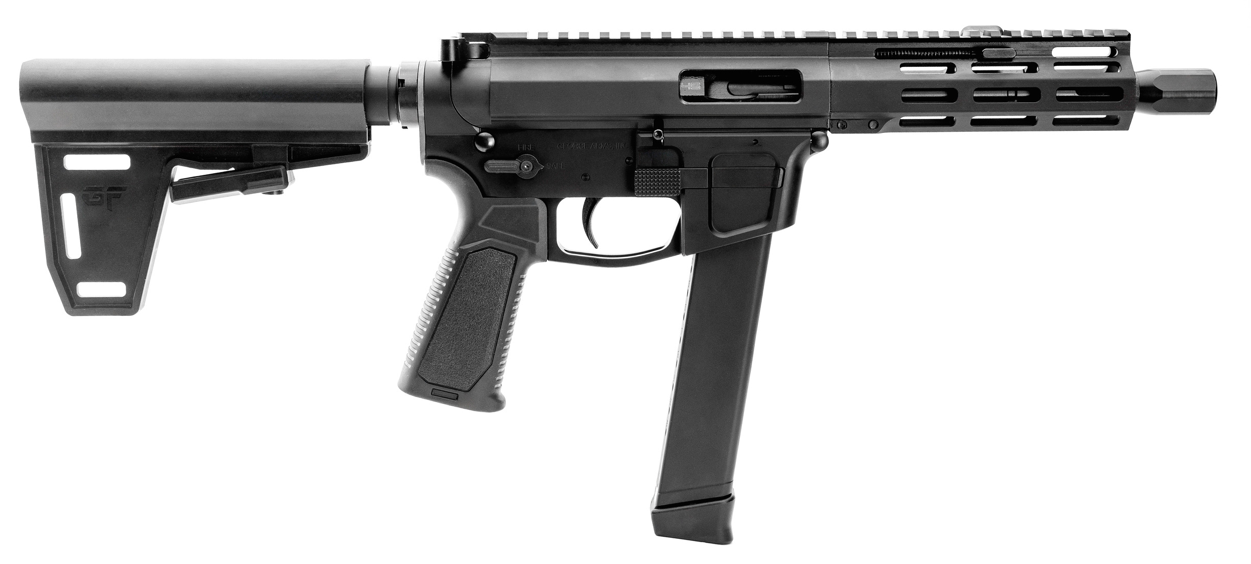 Gforce Arms | JAWBONE | 45 ACP | Black