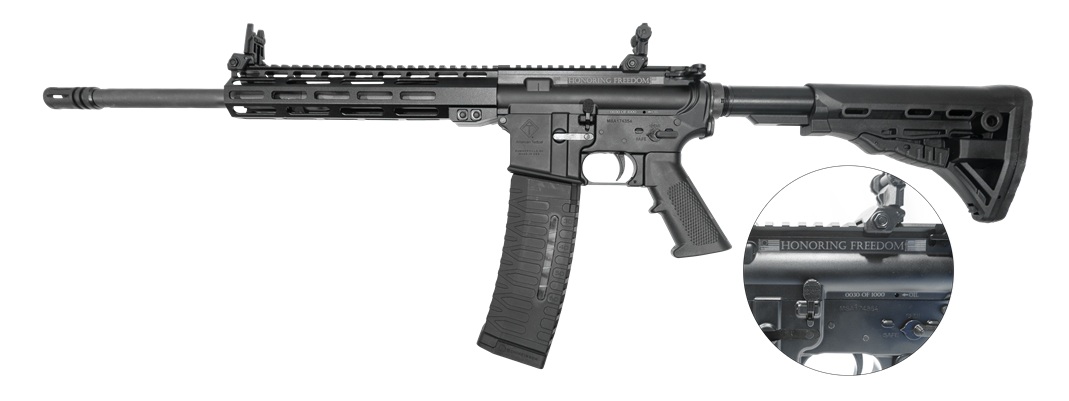 American Tactical Inc | Milsport Honoring Freedom | 223 Rem | 5.56 NATO | Black