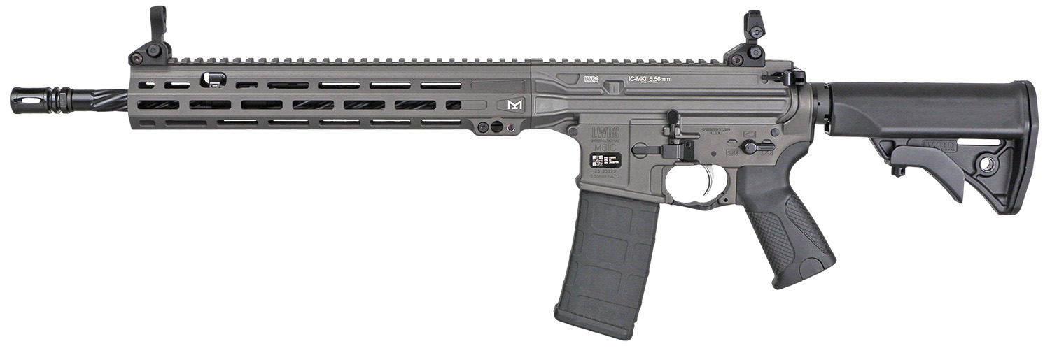 LWRC | ICMKII | 223 Rem | 5.56 NATO | Tungsten Grey Cerakote