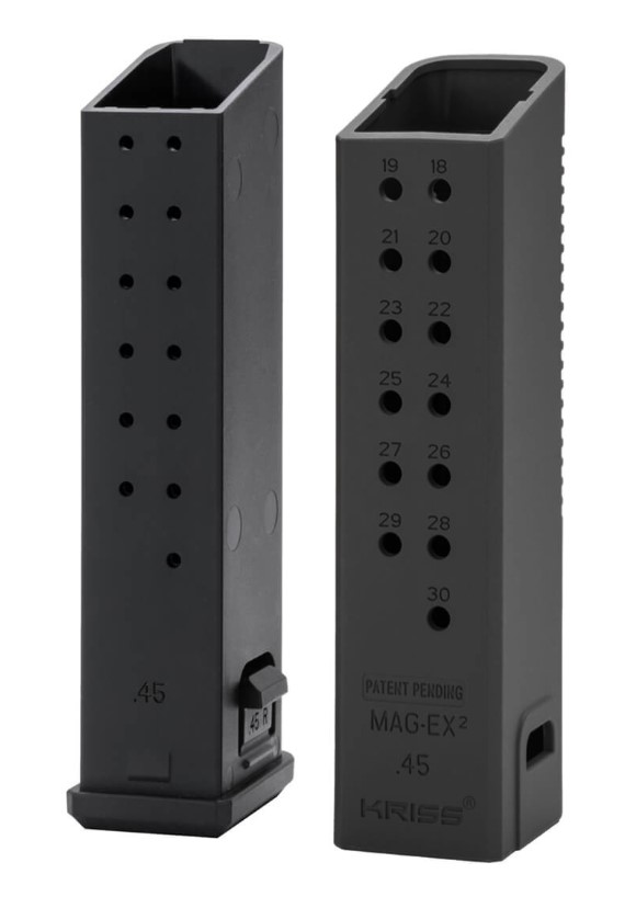 Kriss USA | MagEx2 Extension | 45 ACP | Black