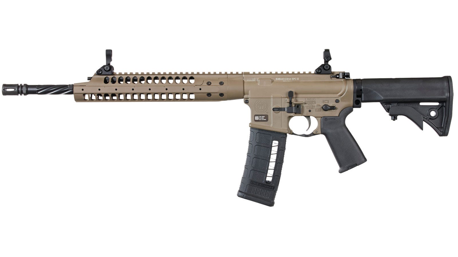 LWRC | SIX8-A5 | 6.8mm SPC | Flat Dark Earth Cerakote