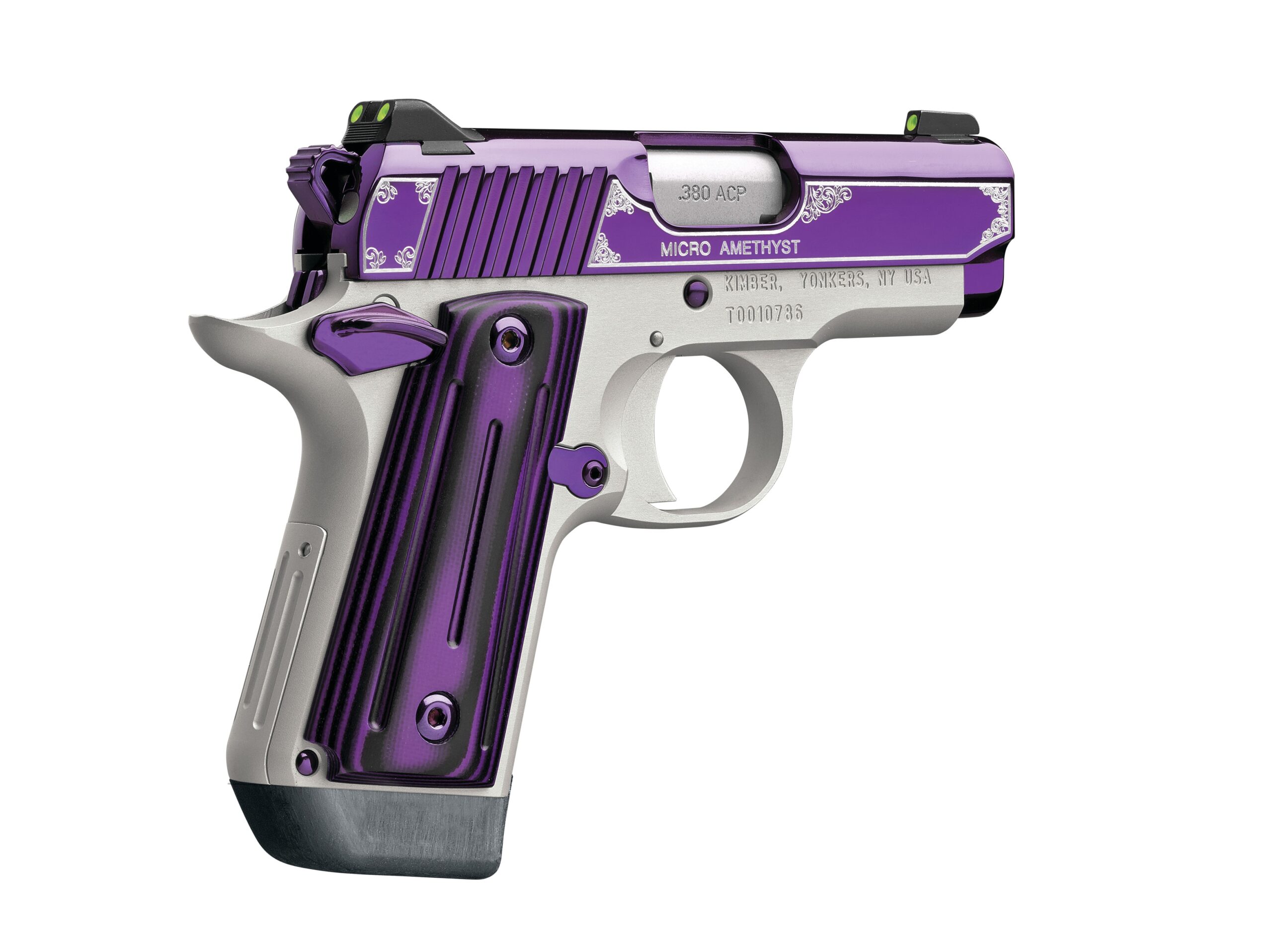 Kimber | Micro Amethyst | 380 ACP | Satin Silver
