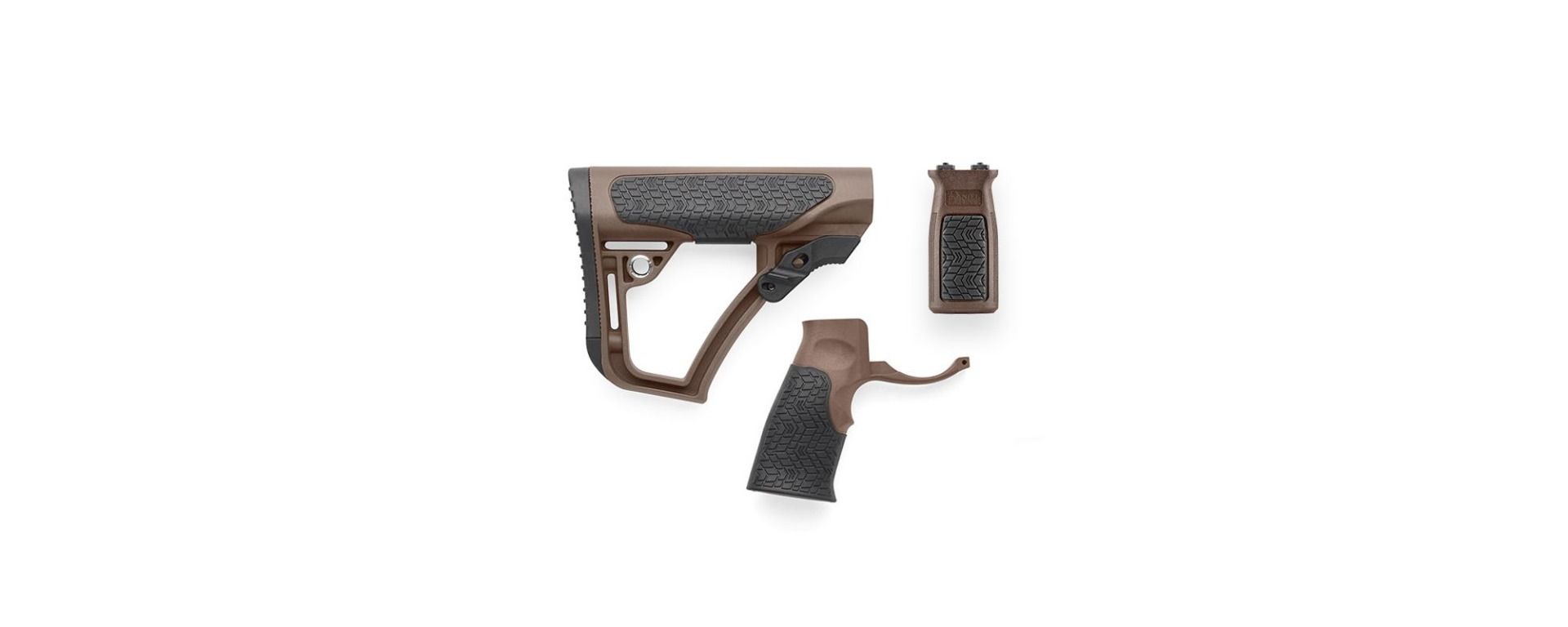Daniel Defense | Buttstock/Grip/Foregrip Combo | Mil-Spec+ Brown