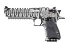 Magnum Research | Desert Eagle | 44 Magnum | Stainless w/White Tiger Stripe
