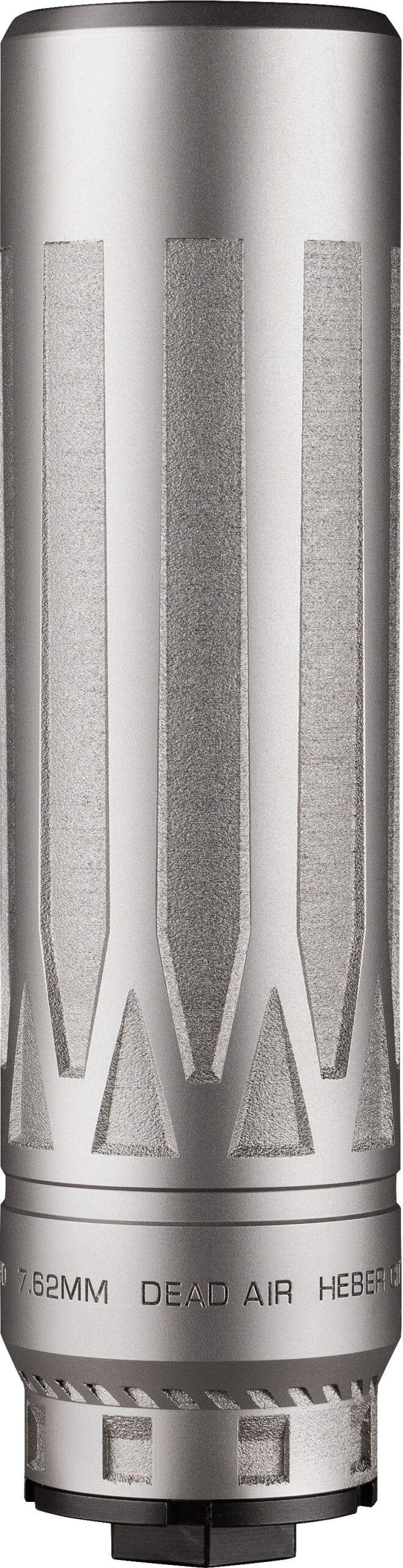Dead Air Armament | Nomad-Ti XC | 30 Caliber | 7.62mm | Raw Titanium Satin