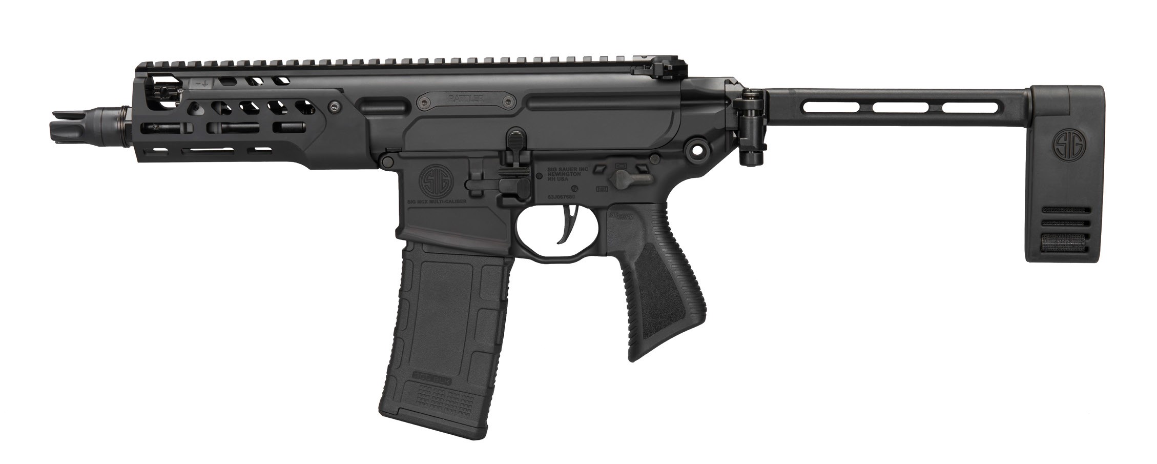 SIG SAUER | MCX Rattler LT Pistol | 300 AAC Blackout | Black Anodized