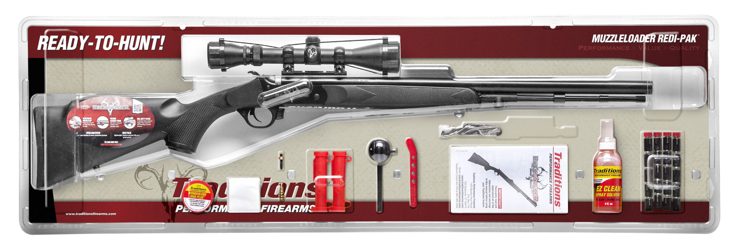 Traditions | Buckstalker | 50 Caliber | Gloss Blued