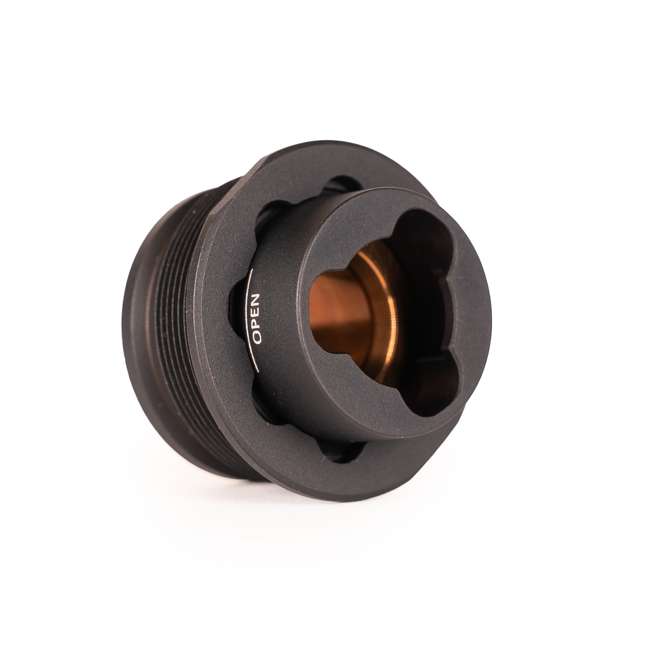 Rugged Suppressors | Universal 3-Lug mount | Black Nitride