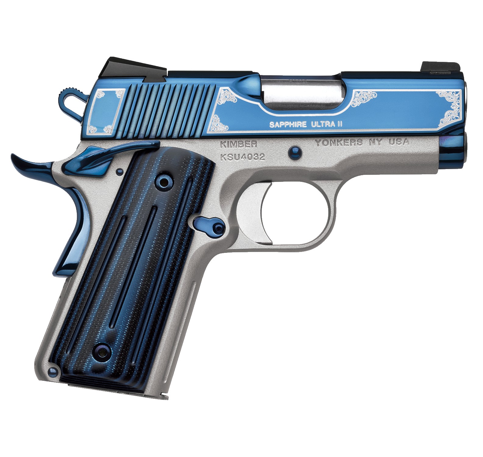 Kimber | Sapphire Ultra II | 9mm | Bright Blue PVD
