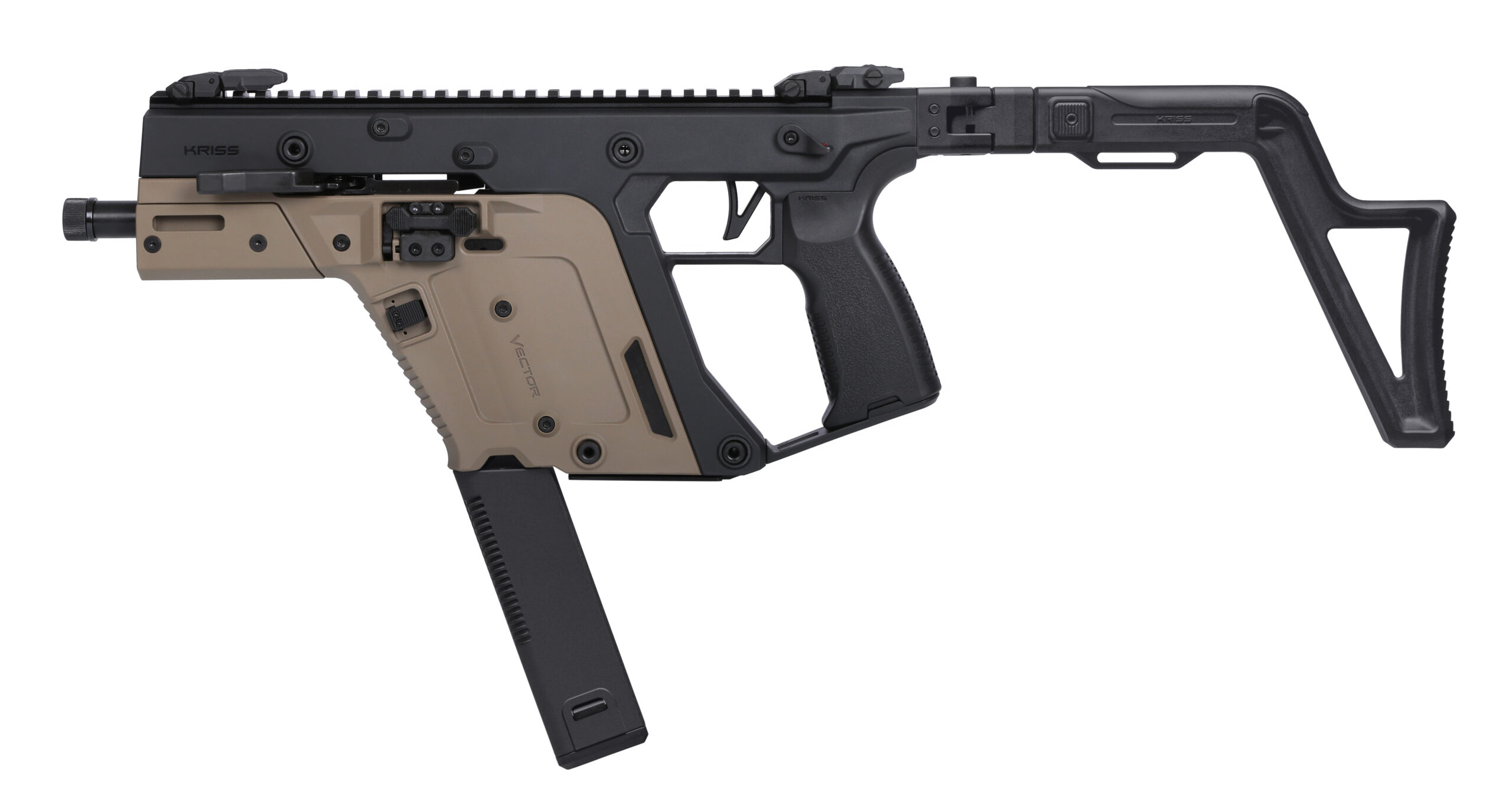 Kriss USA | Vector SBR G3 | 9mm | 2-Tone Black & FDE