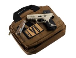 Smith and Wesson | M&P9 M2.0 Metal Compact Bundle | 9mm | Champagne Cerakote
