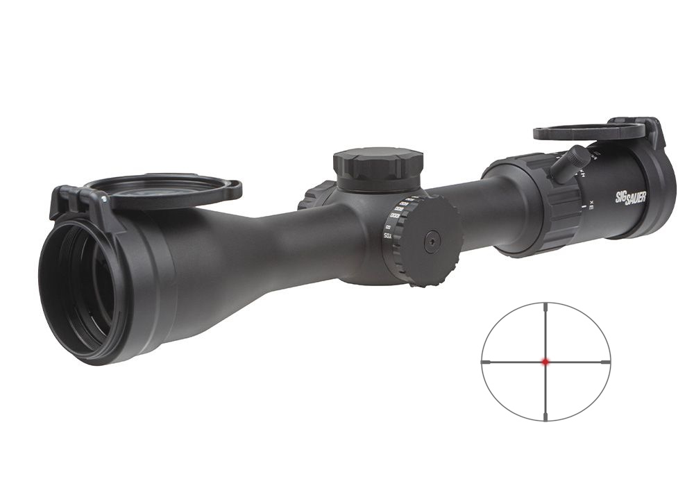 SIG SAUER | Whiskey 4 Riflescope | Black