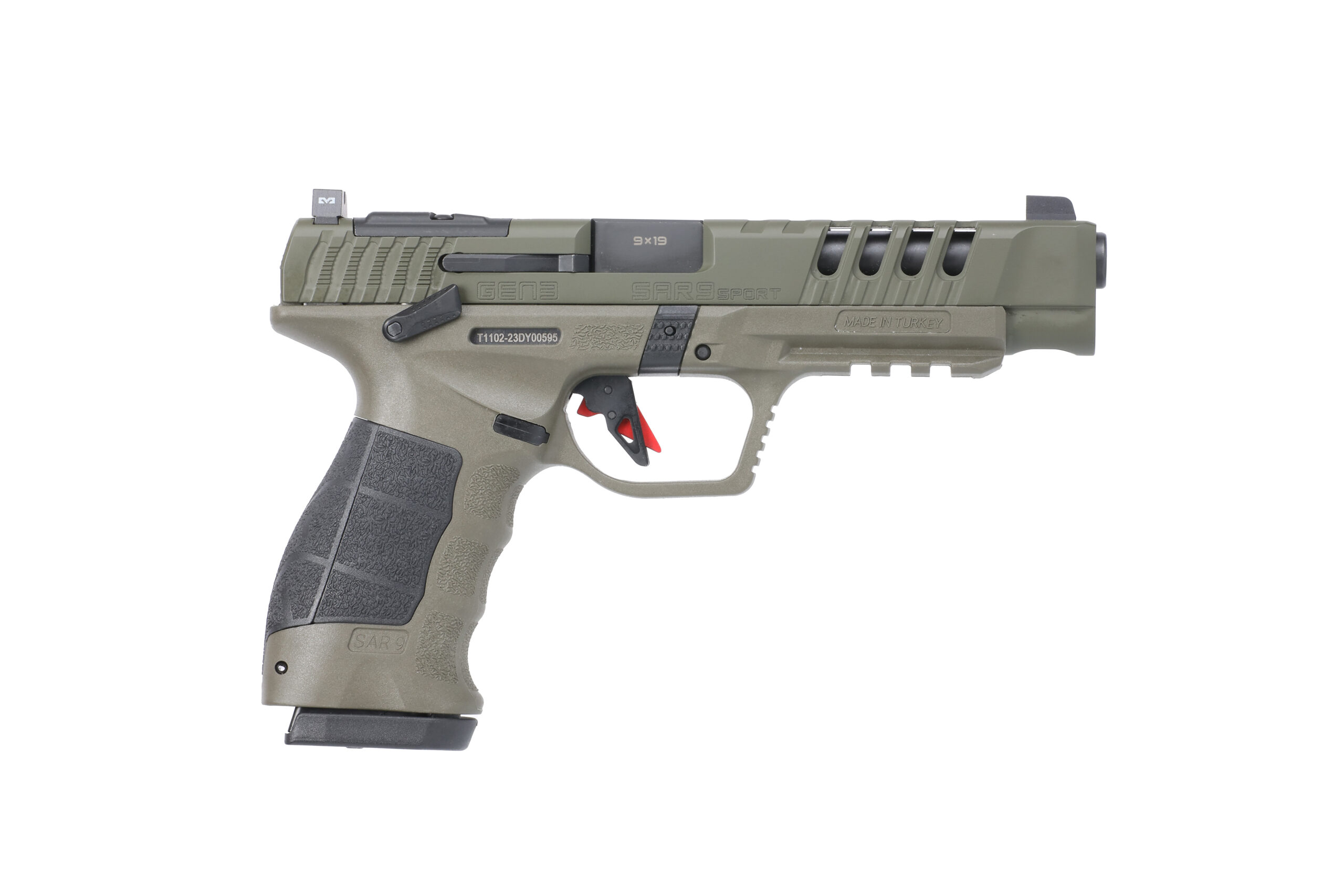SAR Firearms | SAR9 Sport Gen 3 | 9mm | OD Green Cerakote