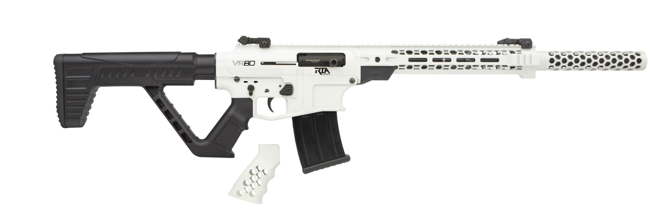 Rock Island Armory | VR80 Shotgun | 12 Gauge | Stormtrooper White Cerakote