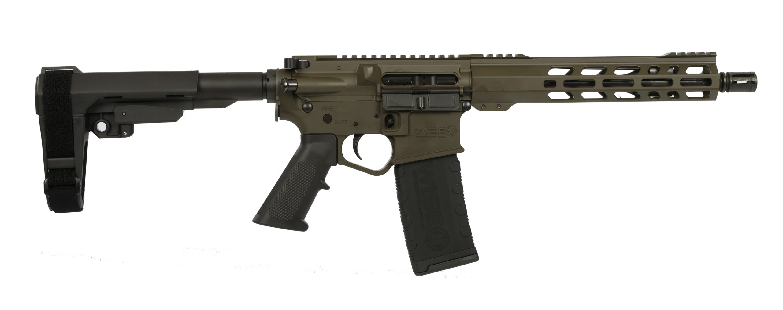 Wise Arms | WA-15B | 300 AAC Blackout | Olive Drab Green Cerakote