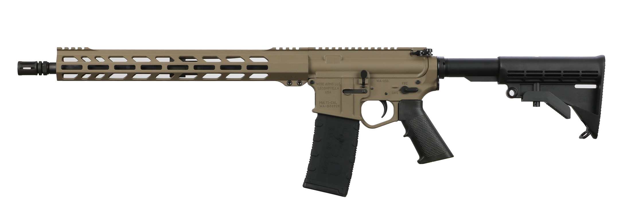 Wise Arms | WA-15B | 223 Rem | 5.56 NATO | Flat Dark Earth Cerakote