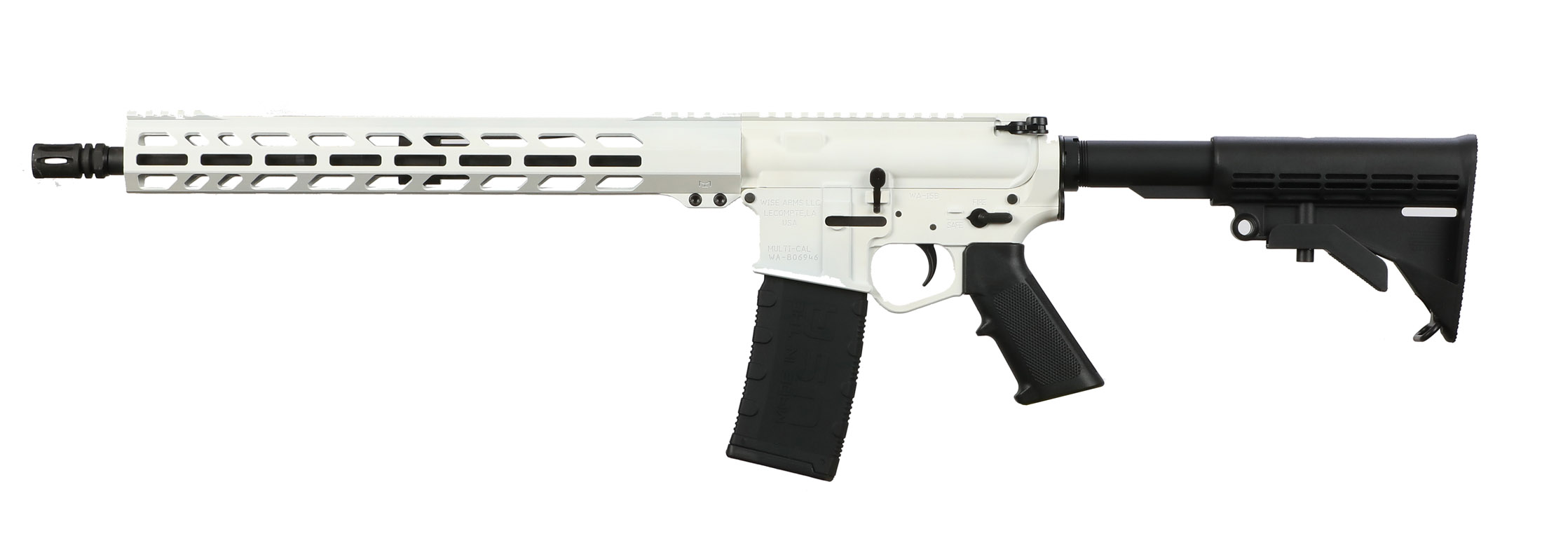Wise Arms | WA-15B | 223 Rem | 5.56 NATO | White Cerakote