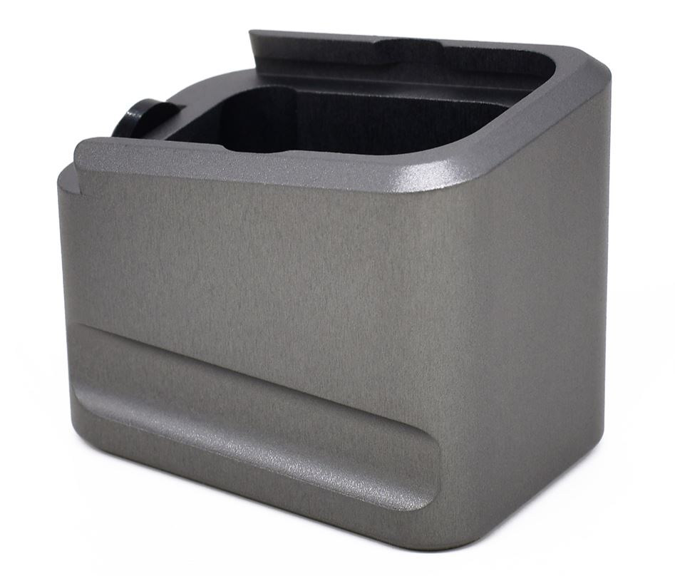 Warne | Glock 17/22 Magazine Extension | Gray