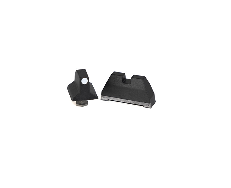 HIGH TABLE Suppressor TALL Height Sights for Glock Poly White Dot CO-WITNESS - Image 2