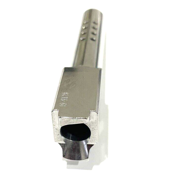High Table Armory Ported 9mm Barrel for Glock 19 Gen1-5 Stainless Steel Finish - Image 5