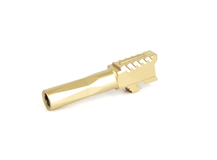 High Table Arms Match Grade Fluted Serrated TiN Barrel for Glock 26 9mm Gen 1-4