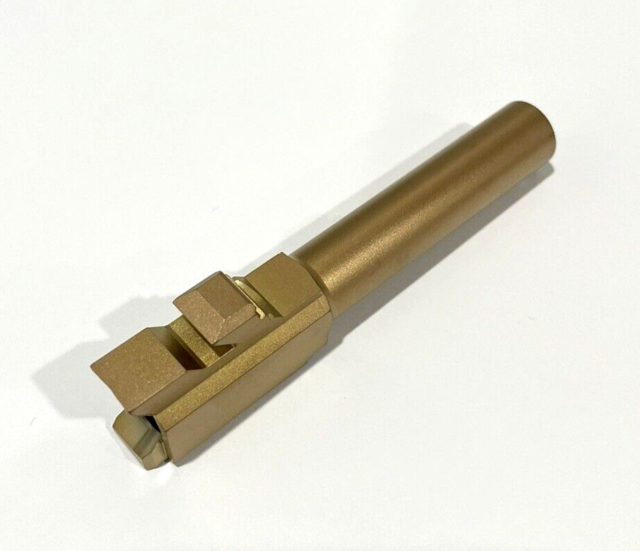 High Table Armory Compensated Copper JTT 9mm Barrel for Glock 43 43X Gen 1-4 - Image 3