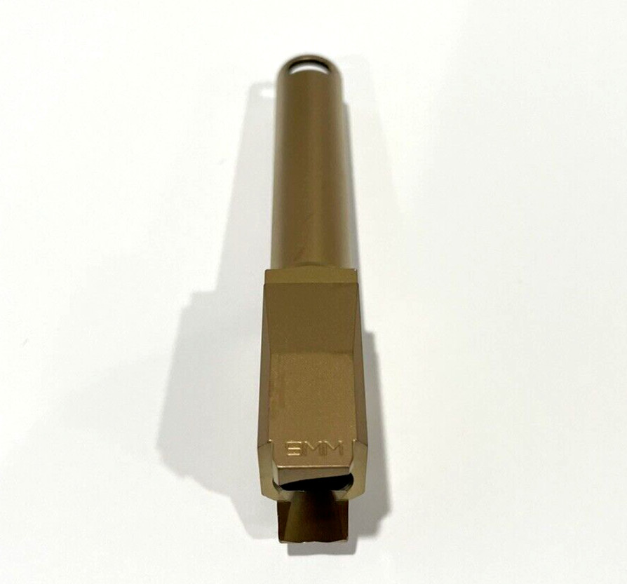 High Table Armory Compensated Copper JTT 9mm Barrel for Glock 43 43X Gen 1-4 - Image 5