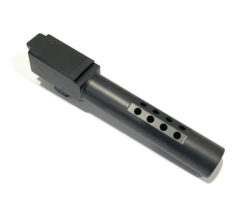 High Table Armory Ported 9mm Barrel for Glock 19 Gen1-5 Black DLC Finish - Image 3