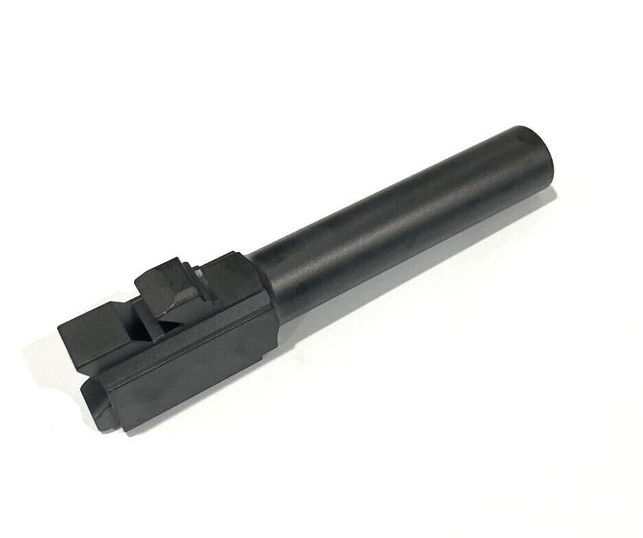 High Table Armory Ported 9mm Barrel for Glock 19 Gen1-5 Black DLC Finish - Image 5