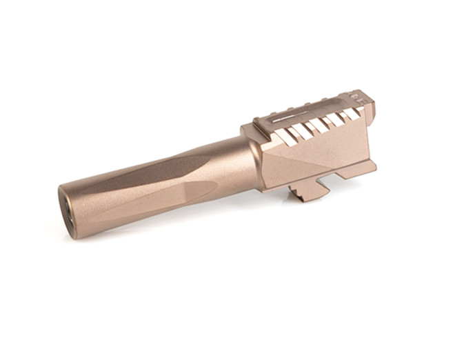 High Table Arms Match Fluted Serrated Copper Barrel for Glock 26 9mm Gen 1-4