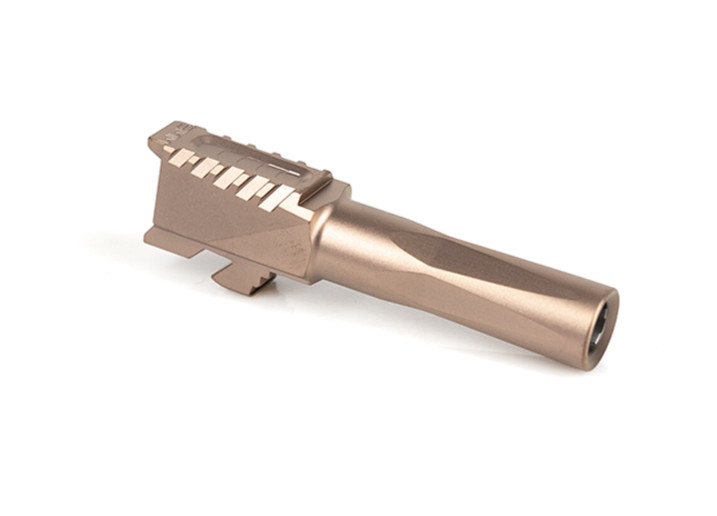 High Table Arms Match Fluted Serrated Copper Barrel for Glock 26 9mm Gen 1-4 - Image 2