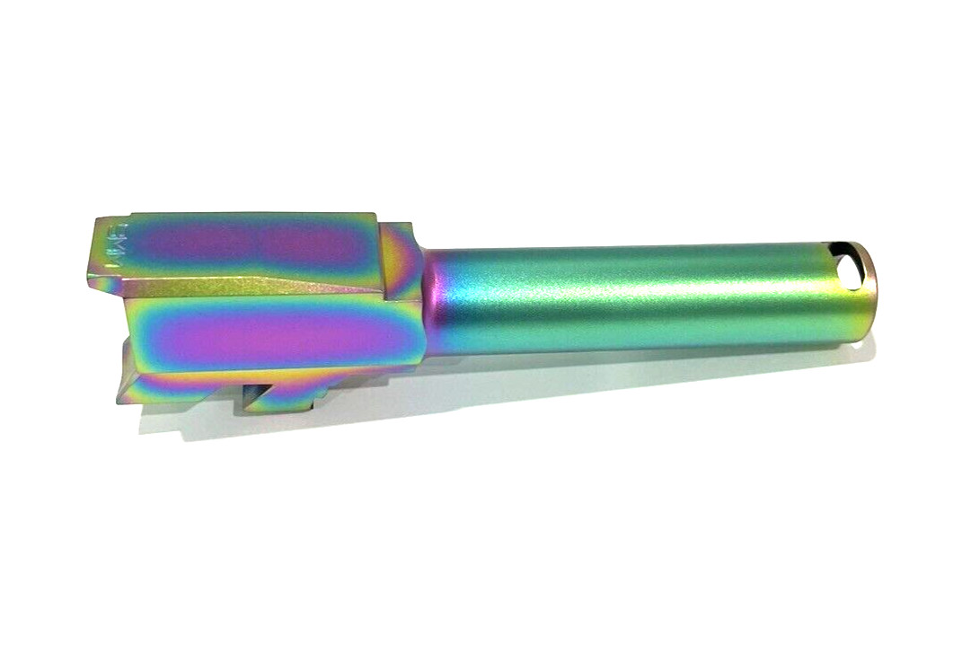 High Table Compensated Chameleon Rainbow JTT 9mm Barrel for Glock 43 43X Gen 1-4