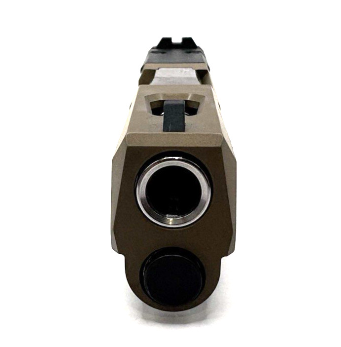 HTA Glock 43 43x Complete FDE W3 Slide Micro RMSC Cut Stainless Ported Barrel - Image 6