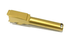 High Table Armory Compensated TiN Gold JTT 9mm Barrel for Glock 43 43X Gen 1-4