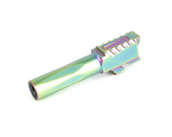 High Table Match Grade Fluted Serrated Chameleon Barrel for Glock 26 9mm Gen 1-4 - Image 2