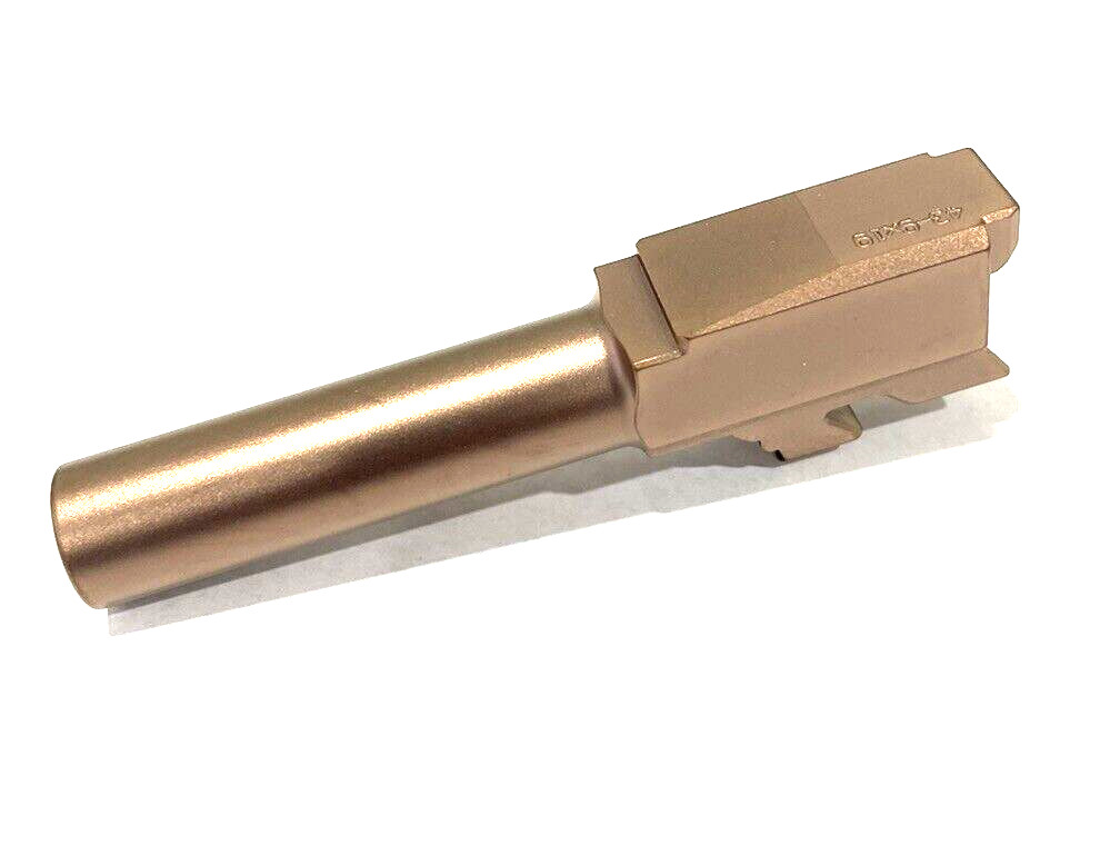 High Table Glock 43 Barrel MATCH OEM Replacement G43 GEN1-4 Copper - Image 6