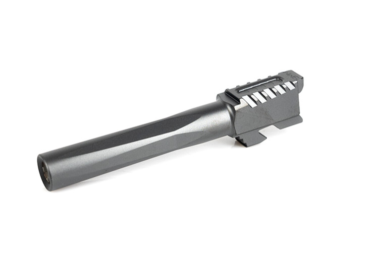 MATCH FLUTED SERRATED BLACK BARREL FOR GLOCK 17 G17 9mm Gen 1-4 SS NEW - Image 2