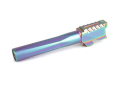 MATCH FLUTED SERRATED CHAMELEON BARREL FOR GLOCK 17 G17 9mm Gen 1-4 SS NEW - Image 2