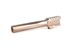 MATCH FLUTED SERRATED COPPER BARREL FOR GLOCK 17 G17 9mm Gen 1-4 SS NEW - Image 2