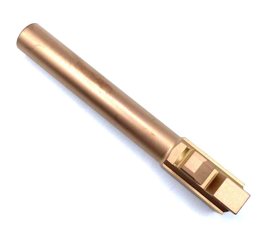 High Table Arms COMPENSATED Barrel for GL0CK 17 GEN 1-4 Copper G17 Made in USA - Image 3