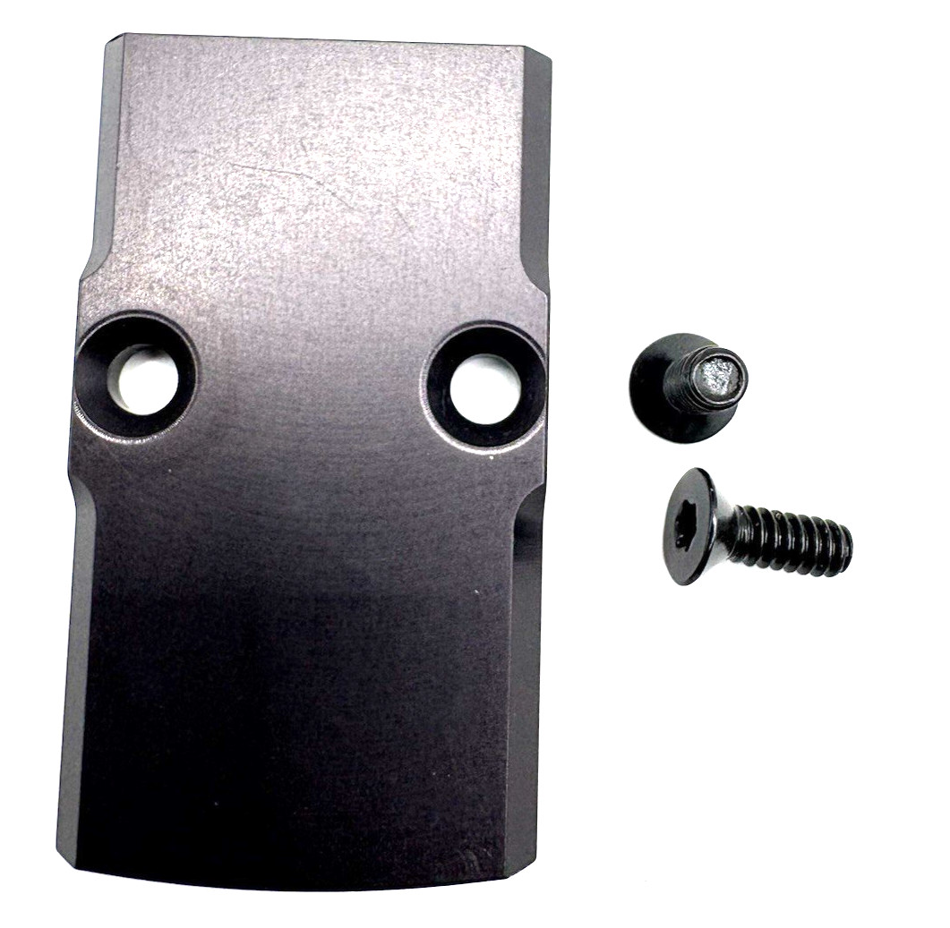 Black Anodized Aluminum RMR Cover Plate Glock 17 19 26 34 45 High Table Armory